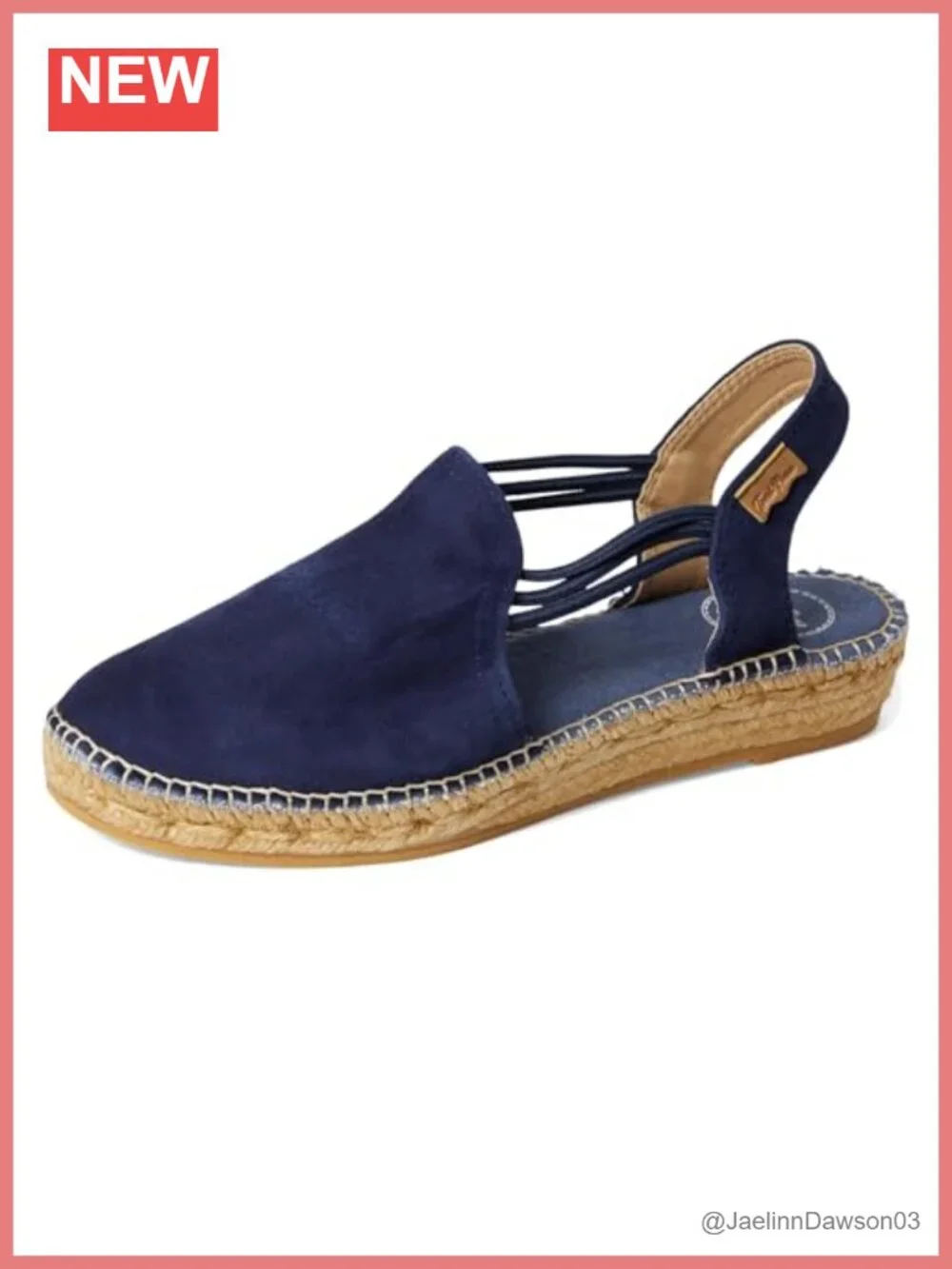 Nuria Leather Suede Slingback Espadrille Wedge Loafers